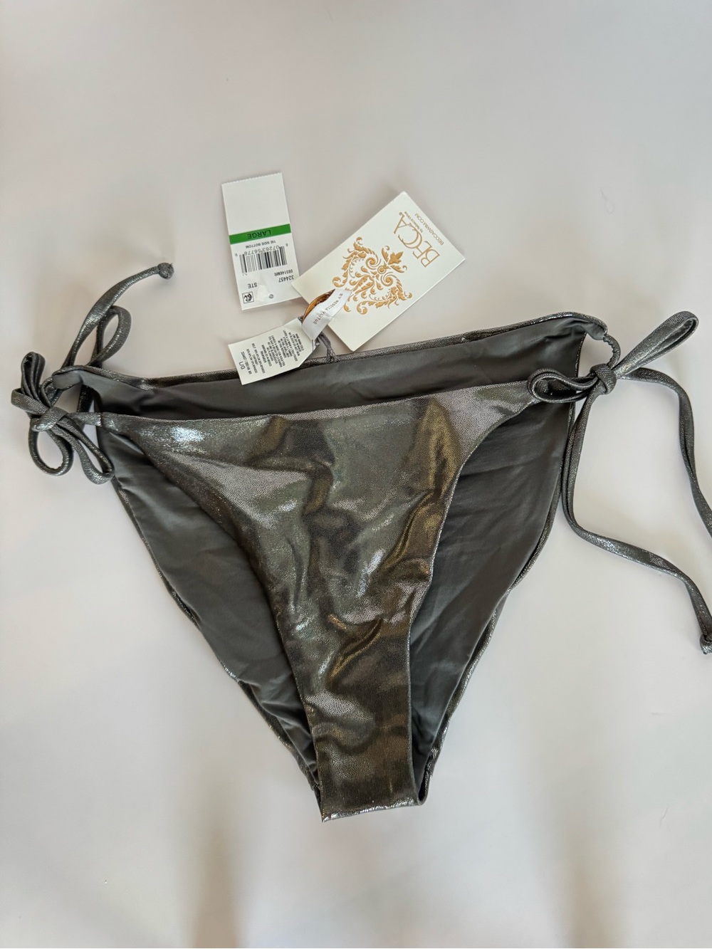 Becca Demi Tie Side Hipster Bikini Bottom Large NWT